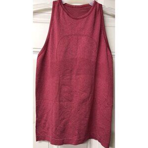 Lululemon size 8 Run Swiftly Tech Tank Tonka Stripe Heathered BumbleBerry W1H03S